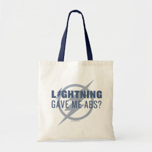 The Flash "Lightning Gave Me Abs?" Tote Bag