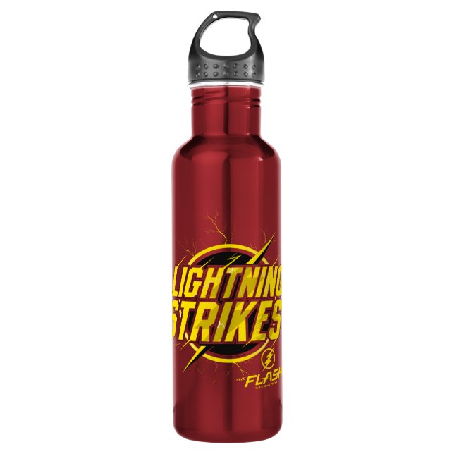 The Flash | "Lightning Strikes" Graphic 710 Ml Water Bottle (Front)