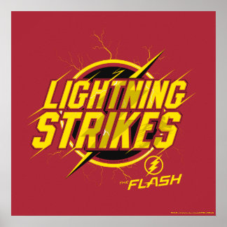 The Flash | "Lightning Strikes" Graphic Poster