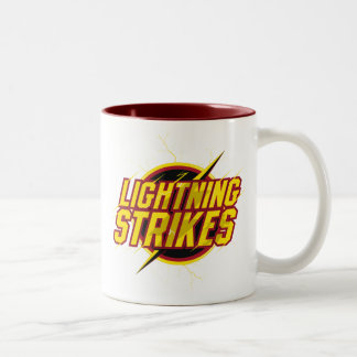 The Flash | "Lightning Strikes" Graphic Two-Tone Coffee Mug