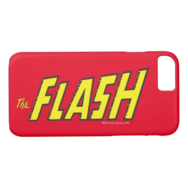The Flash Logo Yellow Case-Mate iPhone Case (Back (Horizontal))
