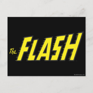 The Flash Logo Yellow Postcard