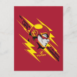 The Flash   My Whole Life I've Been Running Postcard