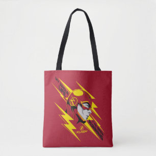 The Flash   My Whole Life I've Been Running Tote Bag