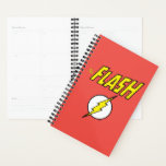 The Flash Name & Lightning Bolt Logo Planner<br><div class="desc">Check out this iconic logo for The Flash,  featuring his name in telescopic speed style over the bright yellow lightning bolt in circle icon!</div>