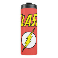The Flash Name & Lightning Bolt Logo