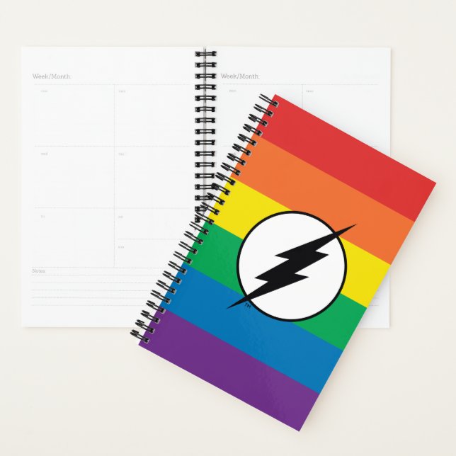 The Flash Rainbow Logo Planner (Display)