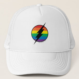The Flash Rainbow Logo Trucker Hat