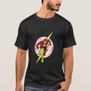 The Flash Speedster Icon Bold Red Lightning Emblem T-Shirt