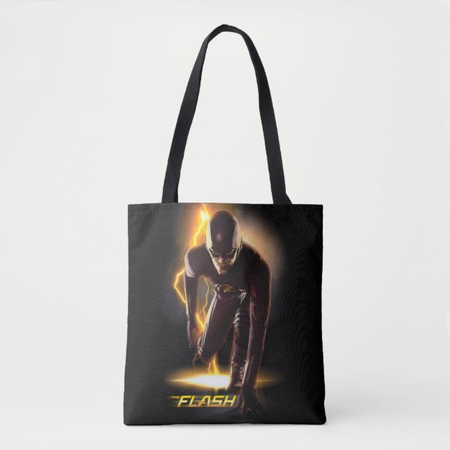 The Flash | Sprint Start Position Tote Bag (Front)