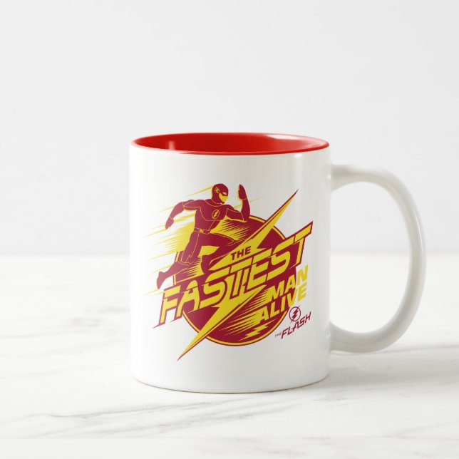 The Flash | The Fastest Man Alive Two-Tone Coffee Mug (Right)