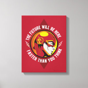 The Flash   "The Future Will Be Here" Canvas Print