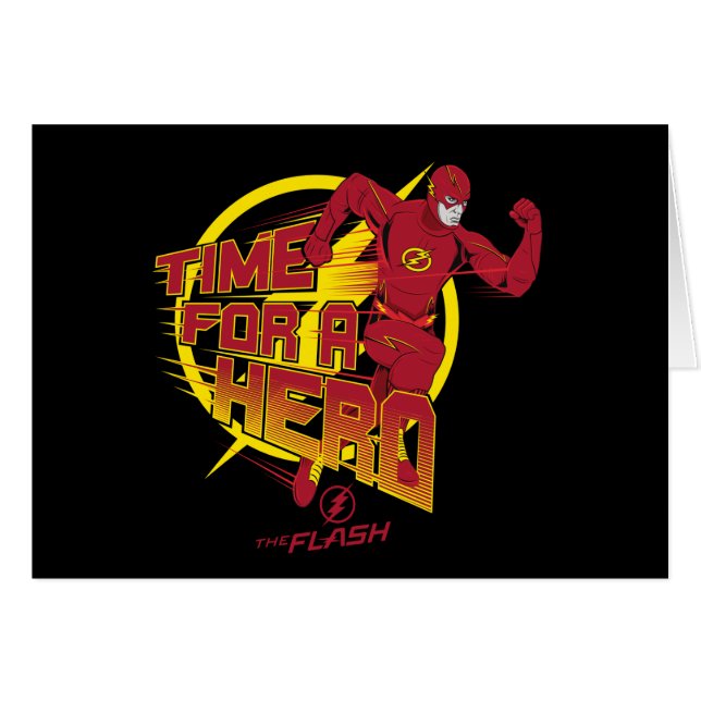 The Flash | "Time For A Hero" Graphic (Front Horizontal)