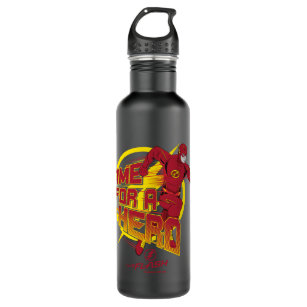 The Flash   "Time For A Hero" Graphic 710 Ml Water Bottle
