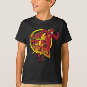 The Flash   "Time For A Hero" Graphic T-Shirt