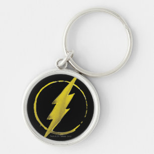 The Flash   Yellow Chest Emblem Key Ring