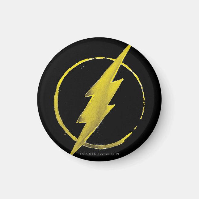 The Flash | Yellow Chest Emblem Magnet (Front)