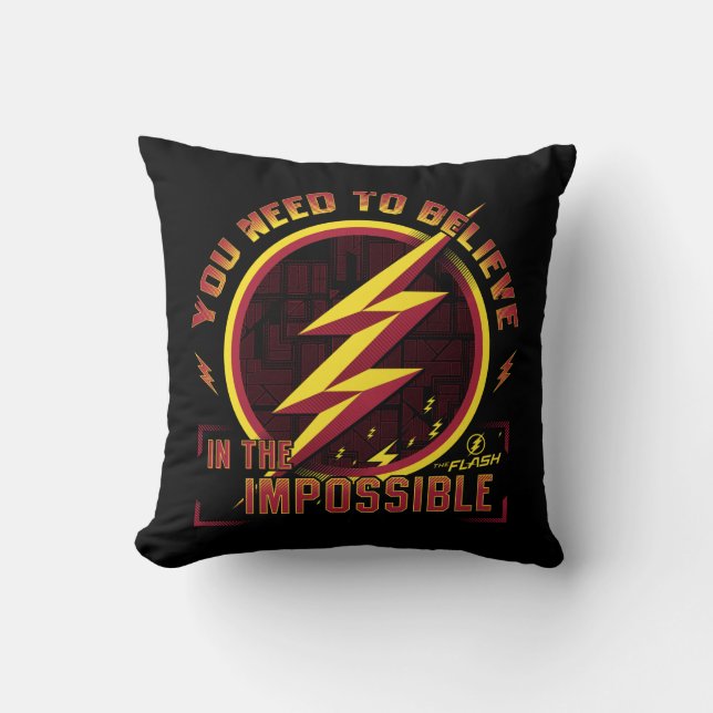 The Flash | You Need To Believe In The Imposible Cushion (Front)