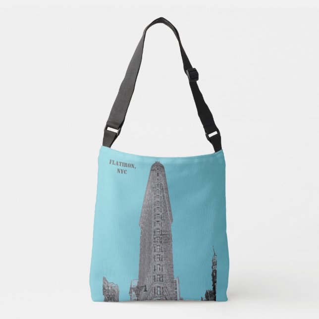 The Flatiron Building, NYC,  Crossbody Bag (Front)