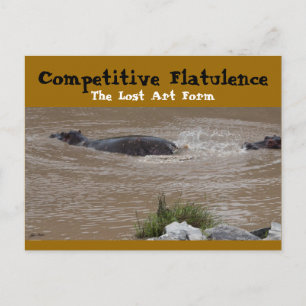 The Flatulent Defence Postcard