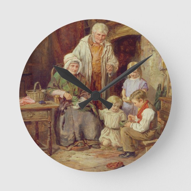 The Fledglings Round Clock (Front)