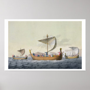 The Fleet of William the Conqueror, plate 8 from ' Poster