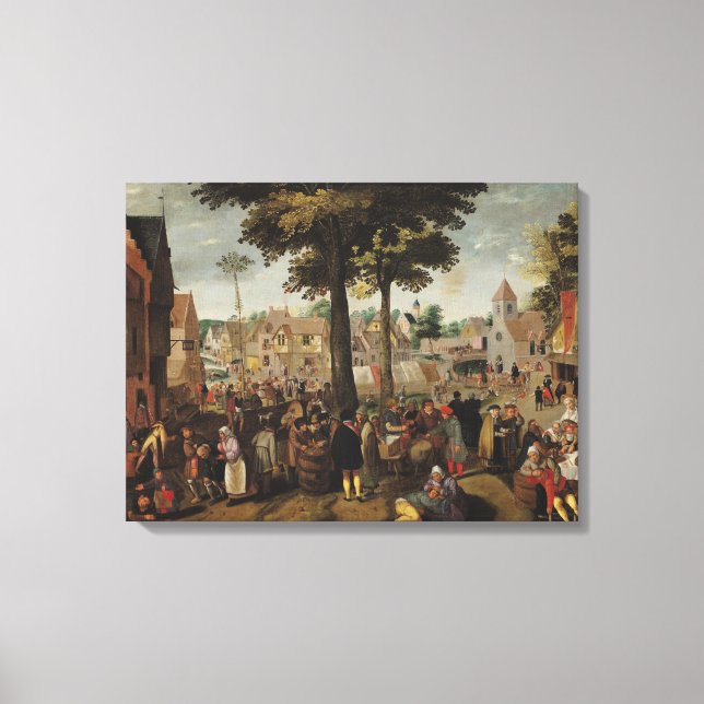 The Flemish Fair Canvas Print (Front)