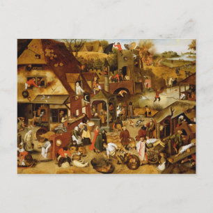 The Flemish Proverbs Postcard