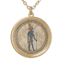The Flesh of Amun-Re: Ramheaded Gold Plated Amulet