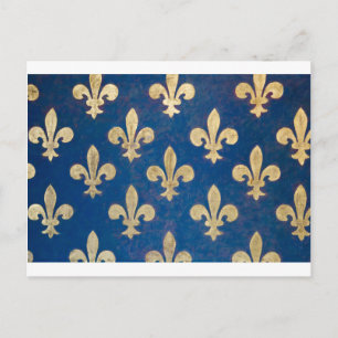 The fleur-de-lis or fleur-de-lys postcard