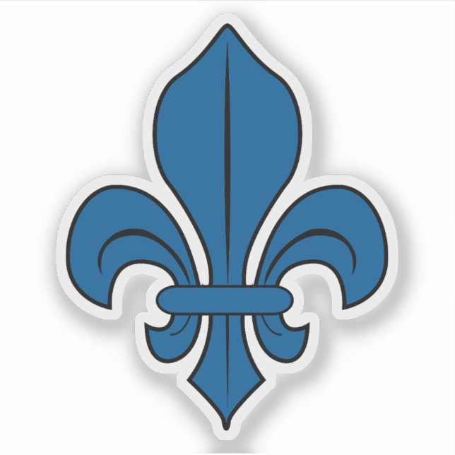 The Fleur-de-lis symbol, Montreal flag, Canada (Front)
