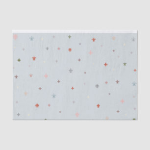 The Fleur-de-Lis - Vintage Pastel Colours Tissue Paper