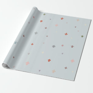 The Fleur-de-Lis - Vintage Pastel Colours Wrapping Paper