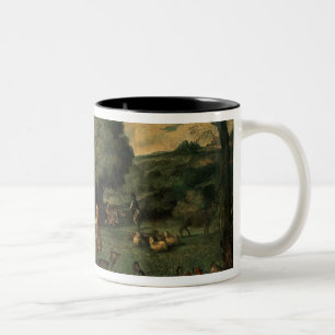 The Flight into Egypt, 1500s Two-Tone Coffee Mug