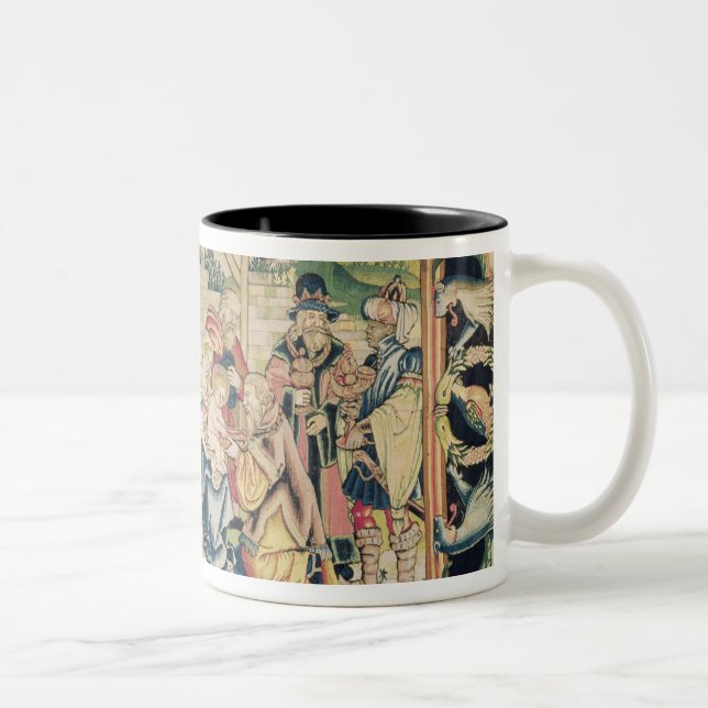 The Flight into Egypt and the Adoration of Two-Tone Coffee Mug (Right)