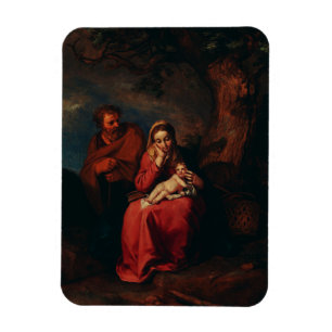 The Flight into Egypt by Abraham Bloemaert  Magnet