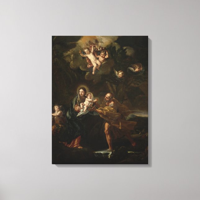 The Flight into Egypt Canvas Print (Front)