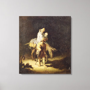 The Flight into Egypt Canvas Print