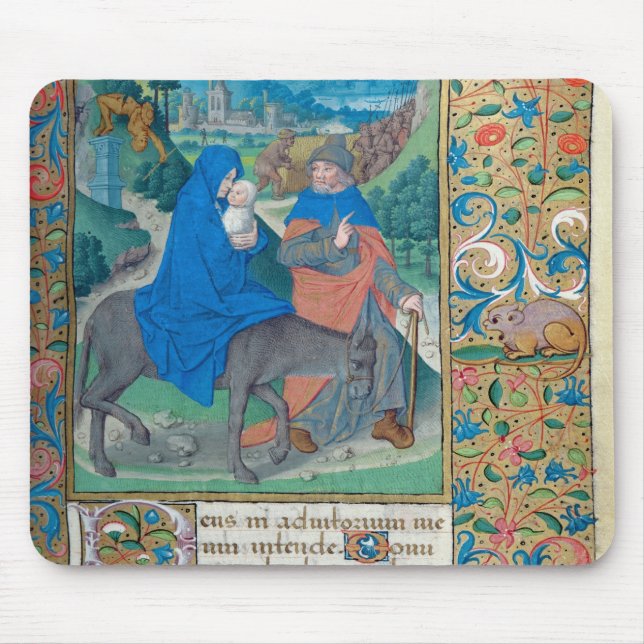 The Flight into Egypt Mouse Mat (Front)