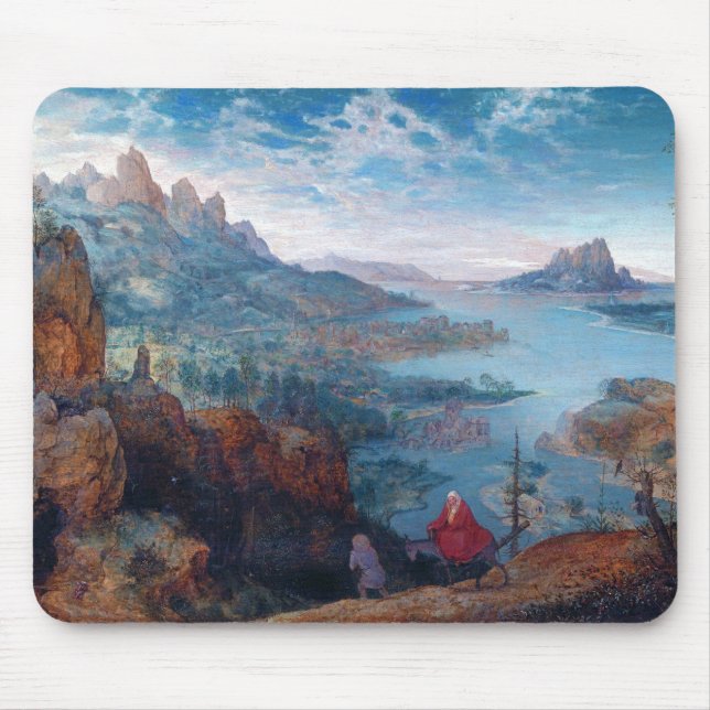 The Flight into Egypt, Pieter Bruegel Mouse Mat (Front)