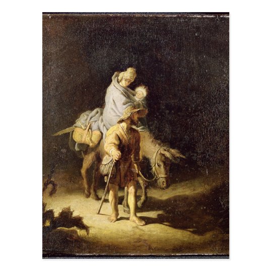 The Flight into Egypt Postcard