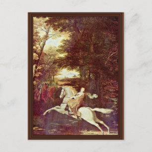 The Flight Of Florimell, Florimell Escape By Washi Postcard