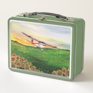 The Flight Of Sunflowers  Metal Lunch Box
