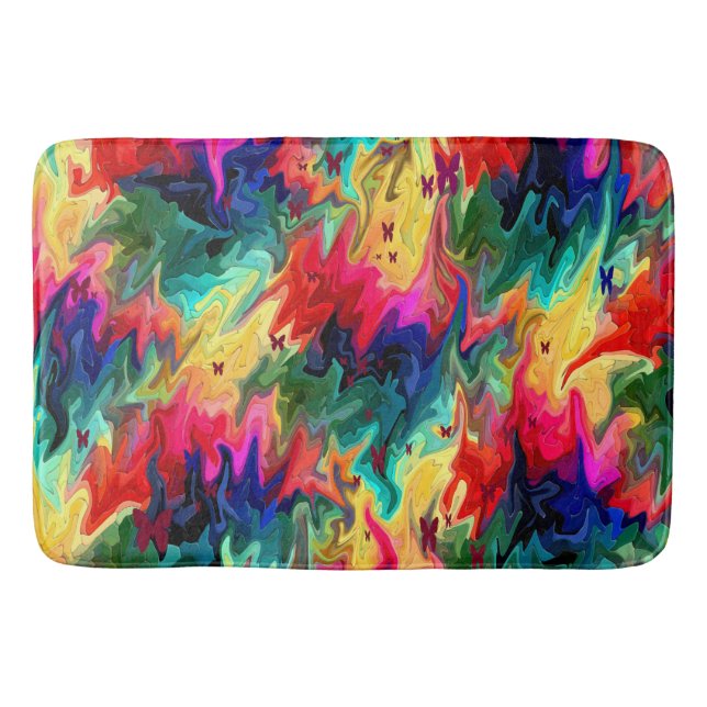The Flight of the Butterflies..... Bath Mat (Front)