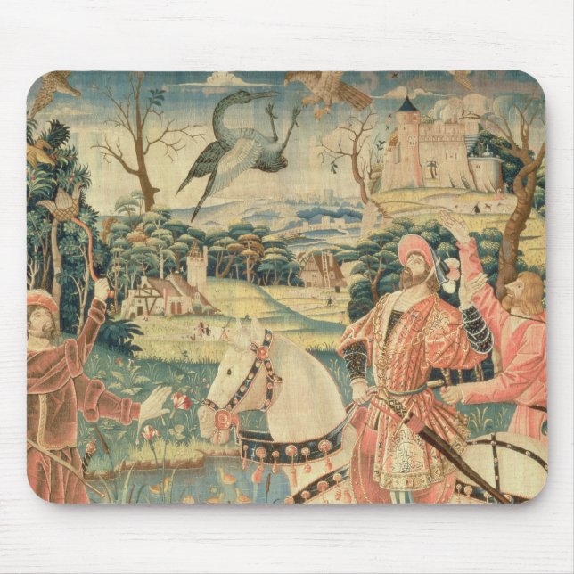 The Flight of the Heron, Franco-Flemish Mouse Mat (Front)