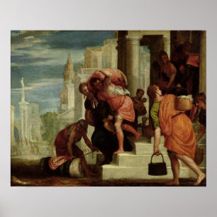 The Flight of the Israelites out of Egypt Poster