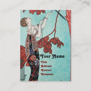 THE FLIGHTY BIRD ,BEAUTY FASHION DESIGNER BUSINESS CARD