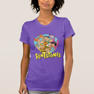 The Flintstones and Rubbles Family Graphic T-Shirt