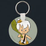 The Flintstones | Bamm-Bamm Rubble Key Ring<br><div class="desc">Check out Bamm-Bamm Rubble walking with his club.</div>