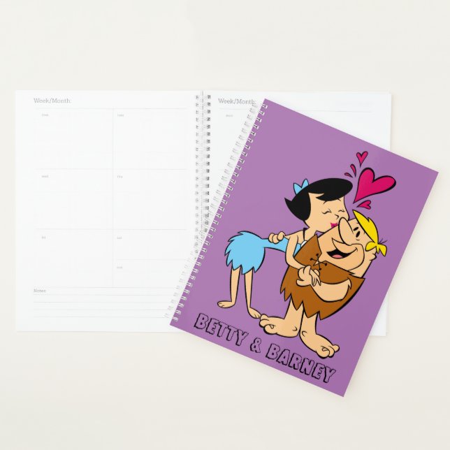 The Flintstones | Betty Kissing Barney Planner (Display)